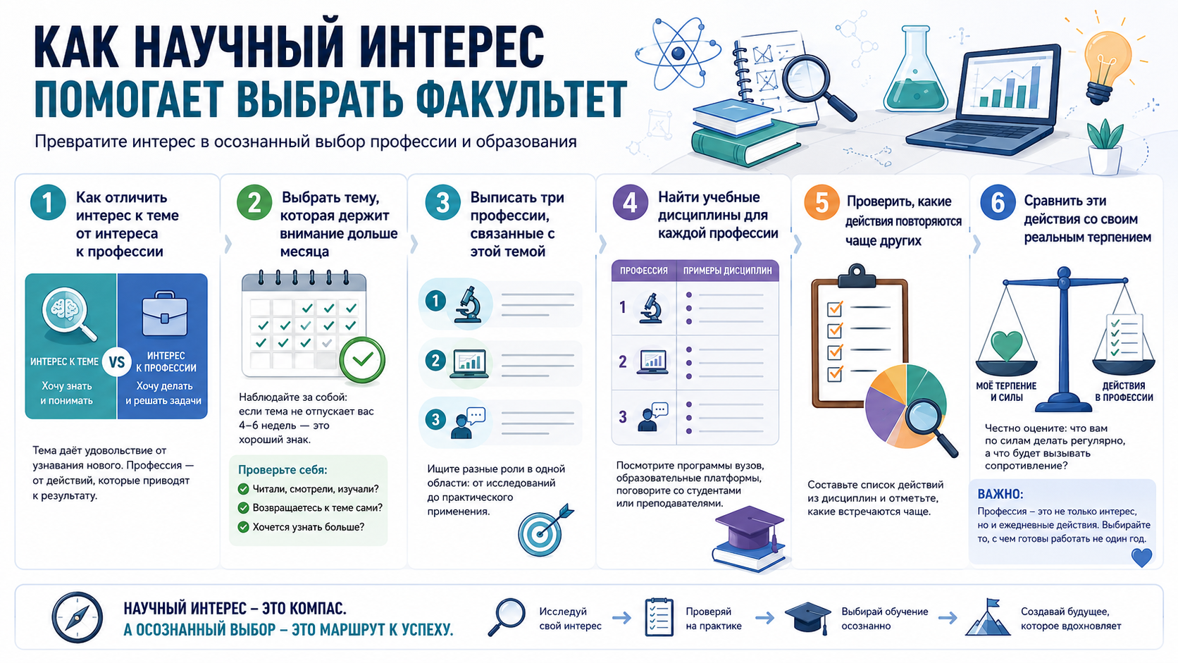 Как отличить интерес к теме от интереса к профессии